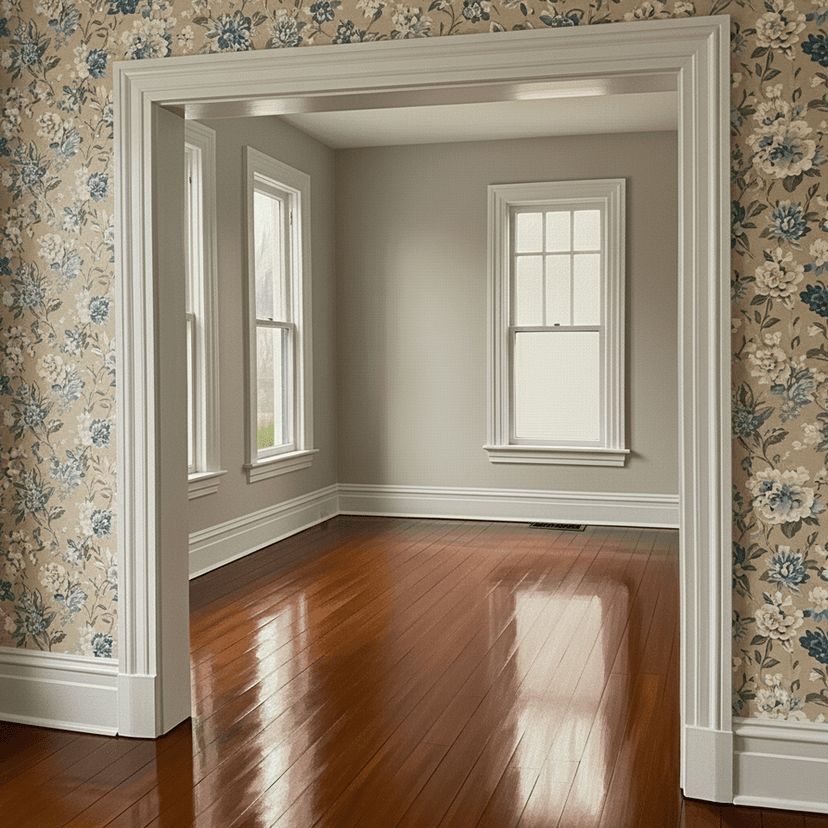 Interiörmålning med linoljefärg